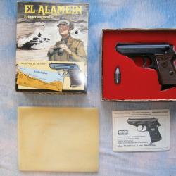 Rare !  Pistolet d' alarme  8mm a blanc   RECK  PK 800  Modèle  PERFECTA   "  EL ALAMEIN "