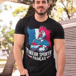 Tireur Sportif Français, Stand De Tir Humour Airsoft Fierté T-Shirt toutes tailles, NEUF !