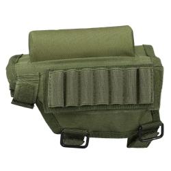 Busc Pochette de Repos de Joue de Fusil Tactique Cartouchière 7 Munitions Vert