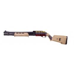 FUSIL A POMPE AIRSOFT 870 GOLDEN EAGLE A GAZ TAN