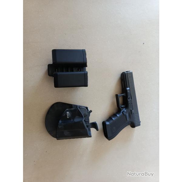 Vends Porte chargeur et holster ceinture pour GLOCK 17