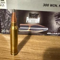 17 munitions S&B cal 300 win mag 180 grs Nosler Partition