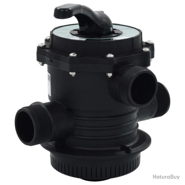 Soupape  multi-voies pour filtre  sable ABS 1,5" 6 voies alsavelo
