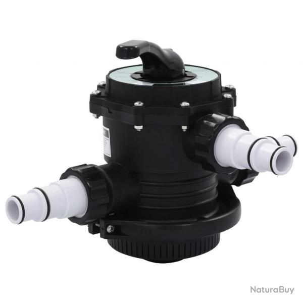 Soupape  multi-voies pour filtre  sable ABS 1,5" 6 voies alsavelo