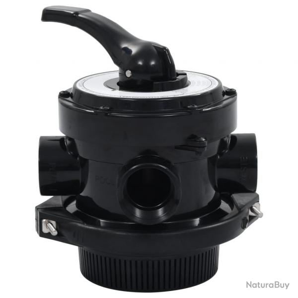 Soupape  multi-voies pour filtre  sable ABS 1,5" 4 voies alsavelo