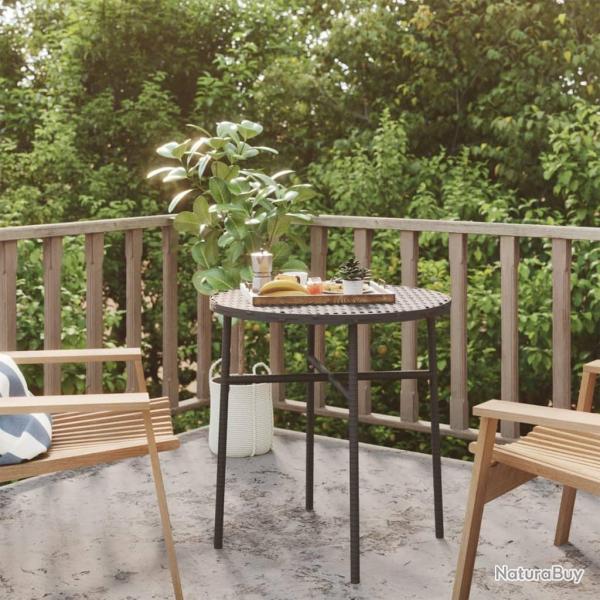 Table  th Noir 45 cm Rsine tresse alsavelo