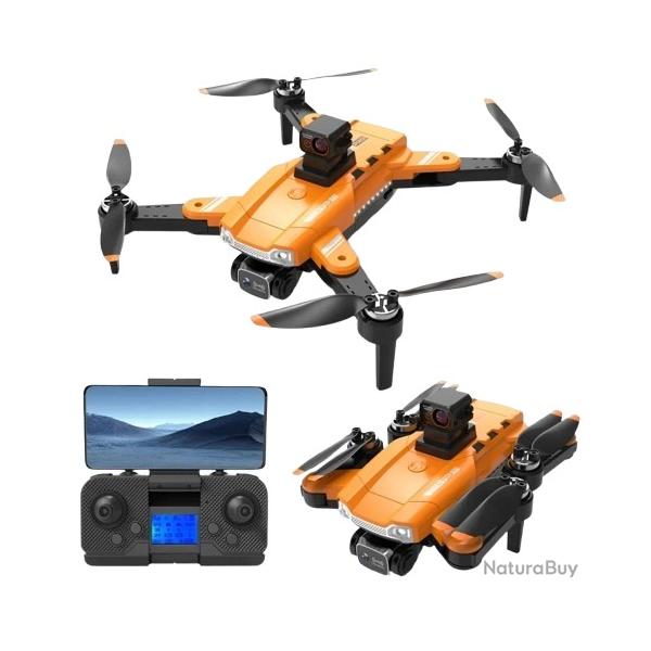 Drone GPS/GLONASS 8K professional double Camra EIS FPV 2KM WIFI 5G Orange