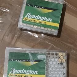 Munitions Remington Golden Pointe Cuivre - Cal. 22 LR - 105 balles