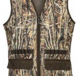 Gilet de chasse sans manches Palombe GhostCamo Wet Colors PERCUSSION