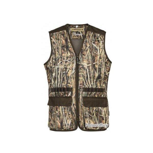 Gilet de chasse sans manches Palombe GhostCamo Wet Colors PERCUSSION