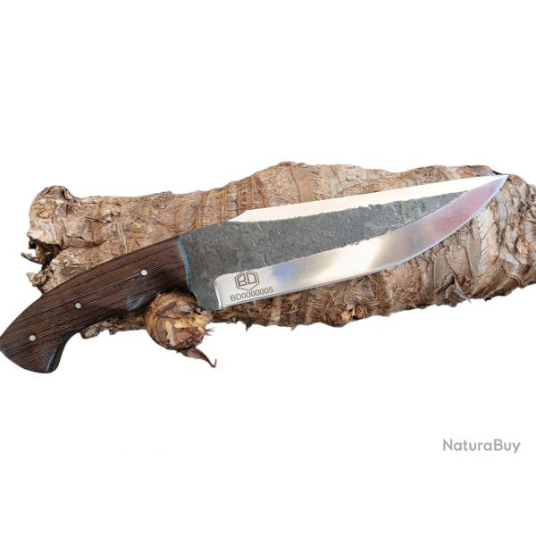 BRAD DISTRIBUTION survie rare Couteau de chasse artisanal forg main model 1