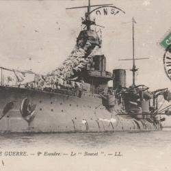 CPA - MARINE DE GUERRE -2e Escadre-Le-Bouvet" N°101