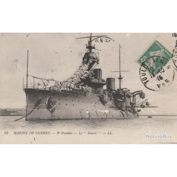 CPA - MARINE DE GUERRE -2e Escadre-Le-Bouvet" N101