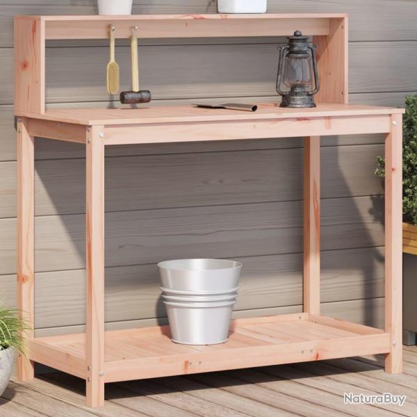 Table de rempotage avec tagres bois massif de douglas alsavelo