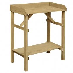 Table de jardinière Bois de pin imprégné 75x40x90 cm alsavelo
