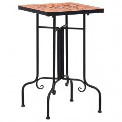 Table de bistro mosaïque Terre cuite Céramique alsavelo