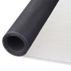 Moustiquaire 1x3 m Fibre de verre Noir alsavelo