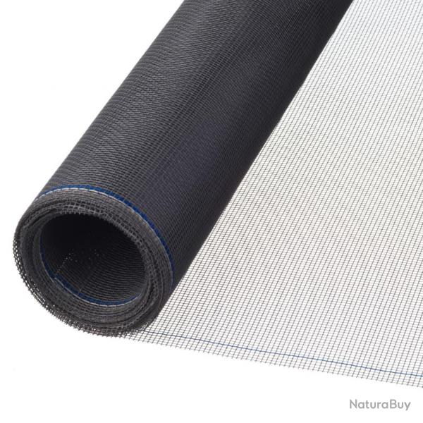 Moustiquaire 1x3 m Fibre de verre Noir alsavelo