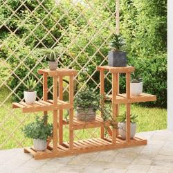 Support à fleurs 110x25x73 cm bois massif de sapin alsavelo