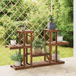 Support à fleurs 110x25x73 cm bois massif de sapin alsavelo