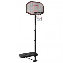 Support de basket-ball Noir 258-363 cm Polyéthylène alsavelo