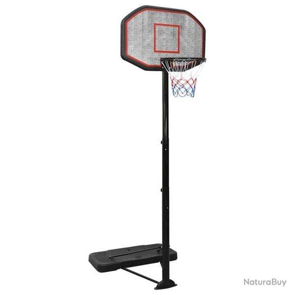 Support de basket-ball Noir 258-363 cm Polythylne alsavelo