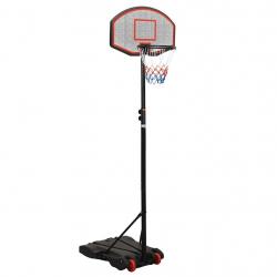 Support de basket-ball Noir 216-250 cm Polyéthylène alsavelo
