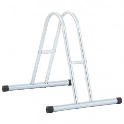 Support de vélo au sol autoportant pour 1 vélo acier galvanisé alsavelo