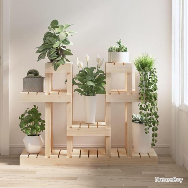 Support  plantes 104,5x25x77,5 cm Bois massif de pin alsavelo