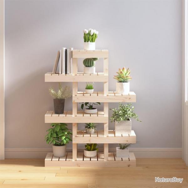 Support  plantes 85x25x109,5 cm Bois massif de pin alsavelo
