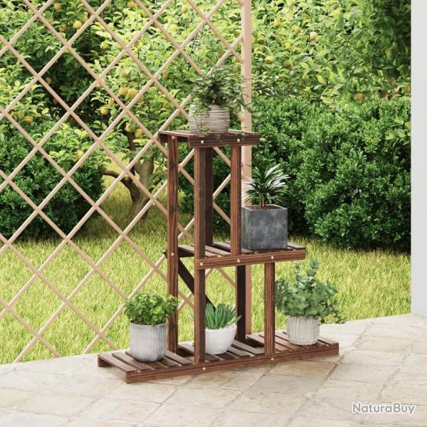 Support  fleurs 81x25x75,5 cm bois massif de sapin alsavelo