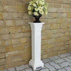 Support pilier classique carré pour plantes MDF alsavelo