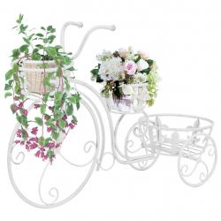 Support de plantes sous forme de vélo Style vintage Métal alsavelo