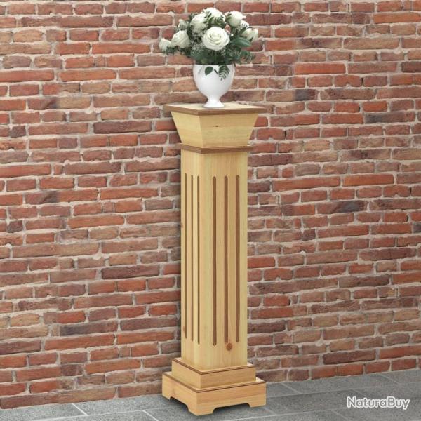 Support pilier carr  plantes Bois clair 17x17x66 cm MDF alsavelo