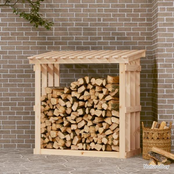 Support pour bois de chauffage 108x64,5x109 cm Bois de pin alsavelo
