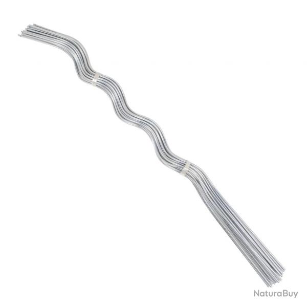 Supports de plantes en spirale 50 pcs Acier galvanis 110 cm alsavelo
