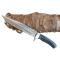 petites annonces chasse pêche : BRAD DISTRIBUTION survie rare couteau de chasse DAMAS artisanal et forgé à la main modèle 5
