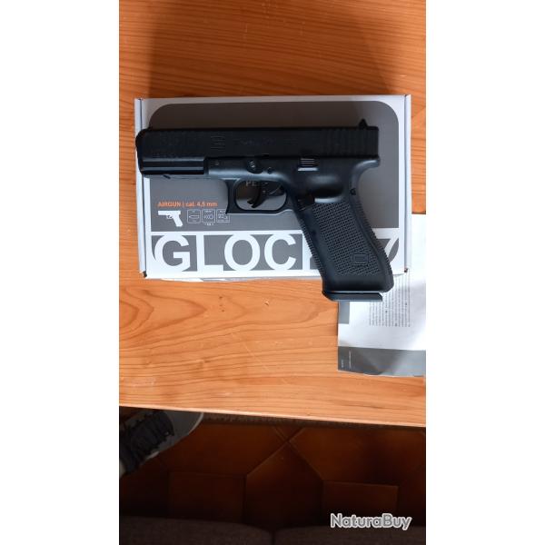 Pistolet Glock 17 gen 5 calibre 4.5 mm plomb co2