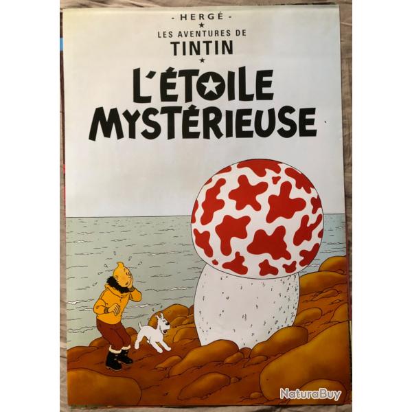 Affiche, poster, : TINTIN L'toile mystrieuse  43 x 61 cm