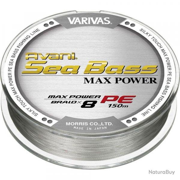 Varivas Avani Seabass Max Stealth Grey Pe1 - 20,2lb