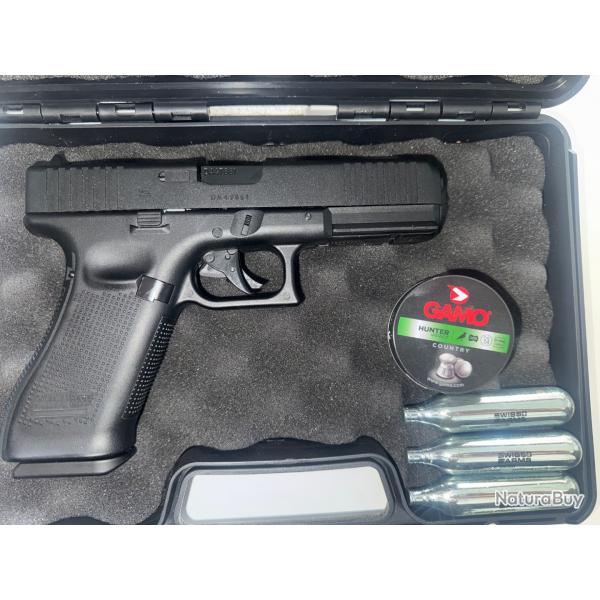 Pack Pistolet  plombs Glock 17 GEN 5 cal.4.5mm 3 joules