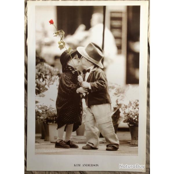 Affiche, poster, un baiser  43 x 61 cm