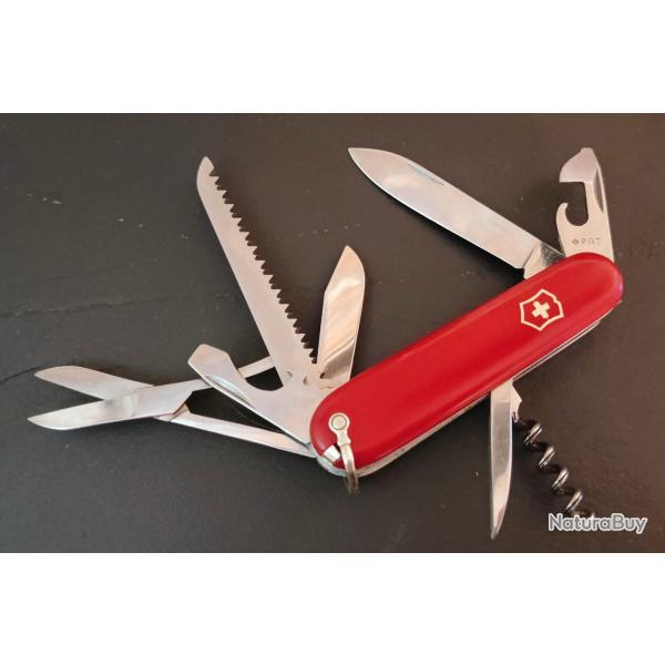 Victorinox Couteau Suisse Huntsman Woodsman Victoria 1966-1968 Blire rare collector