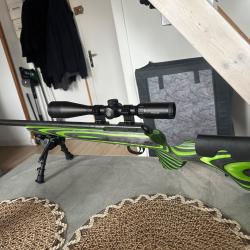 Carabine 22lr Cz 457 varmint + cross GRS + lunette Hawke