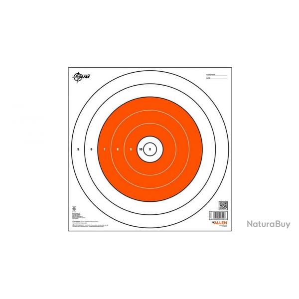 Cibles Bullseye EZ aim Orange 30cm - Allen