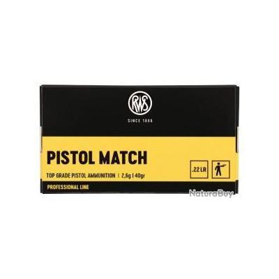 Munitions RWS cal.22lr professional line pistol match par 50 ...