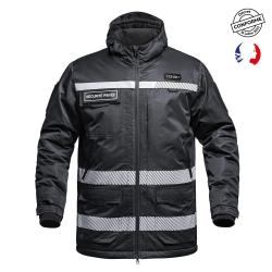 PARKA HARDSHELL A10 EQUIPMENT SÉCURITÉ PRIVÉ HAUTE VISIBILITÉ AVEC FLAP