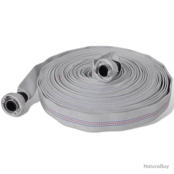 Tuyau d'incendie plat 30 m avec raccords D-Storz 1 pouce alsavelo