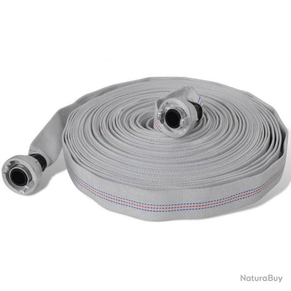 Tuyau d'incendie plat 20 m avec raccords D-Storz 1 pouce alsavelo