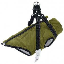Manteau pour chiens avec harnais imperméable réfléchissant alsavelo